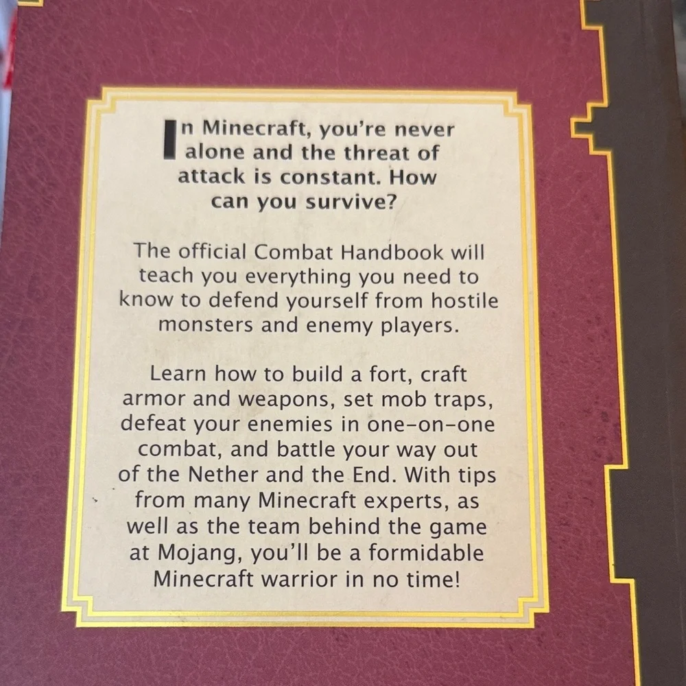 Minecraft Combat Guide - Brown and Yellow
